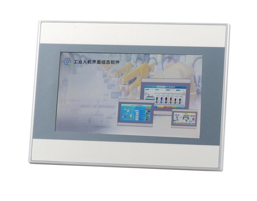 7" relação de máquina humana de TFT HMI compatível com o PLC de Siemens do delta