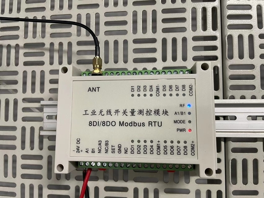 Controlador sem fio RTU 8DI8DO 2km Lora 433MHz de Modbus I O de 8 canais