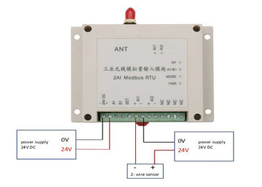 Analógico de 4 canais mim transmissão 4-20mA/0-5V 2km sem fio sem fio das entradas análogas do módulo de O