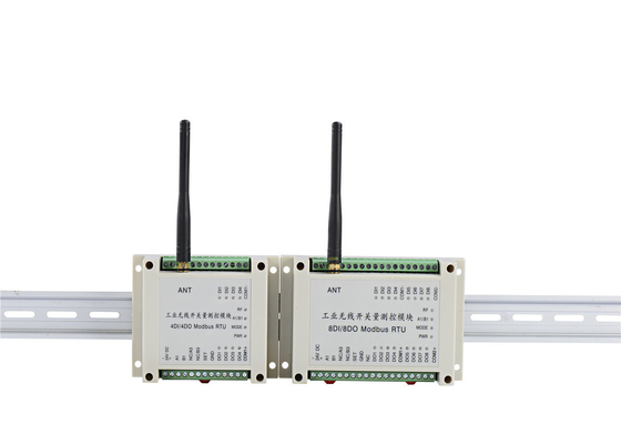 Rádio de 8DI 8DO SOBRE FORA do módulo 433MHz/868MHz/915MHz 4G Modbus sem fio RTU