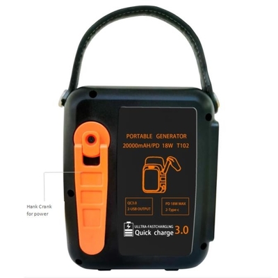 Gerador solar portátil exterior 18W para o banco de acampamento do poder do carro