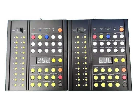 Pulseiras de controlo central DMX Compatível RF Controlador sem fio para shows, concertos, festas