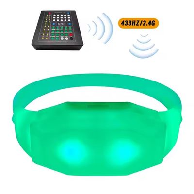 Pulseiras de controlo central DMX Compatível RF Controlador sem fio para shows, concertos, festas