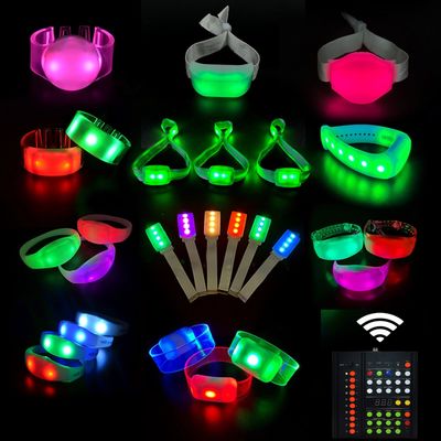 Profissionais DMX Controlador sem fio Concert Support Glow LED Pulseira 10 Zona Controlador sem fio