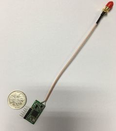 mini módulo sem fio 433MHz 1km do transceptor de TTL do módulo de dados do RF do tamanho 100mW