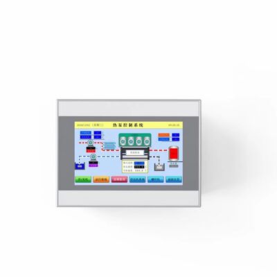 4.3 polegadas HMI Interface homem-máquina com interface RS232/RS485/USB e entrada DC 24V para controlo industrial
