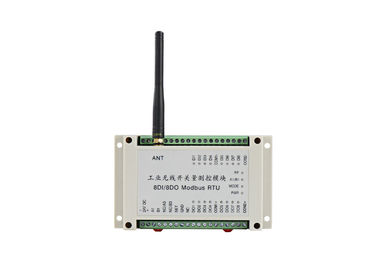 Entradas sem fio do PLC 8 Digital do módulo 2km do módulo 8DI 8DO RTU do I/O da frequência ultraelevada Modbus RTU