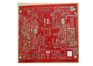 A placa Multilayer do PWB do RF, escolhe/cor vermelha tomada partido dobro da placa do protótipo do PWB