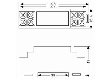 A C.C. datilografa o tempo de resposta do transmissor LS-TET-I 10mS do isolamento do sinal da corrente/tensão