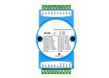 LS-WJ28 Rs232 Rs485 conversor a sinal 4-20mA ou 0-5V análogo de 8AI