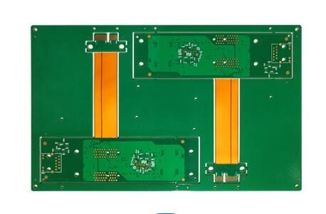 O PI rígido da placa FR4 do PWB de Flex Multilayer dedo do ouro de ENIG de 6 camadas terminou